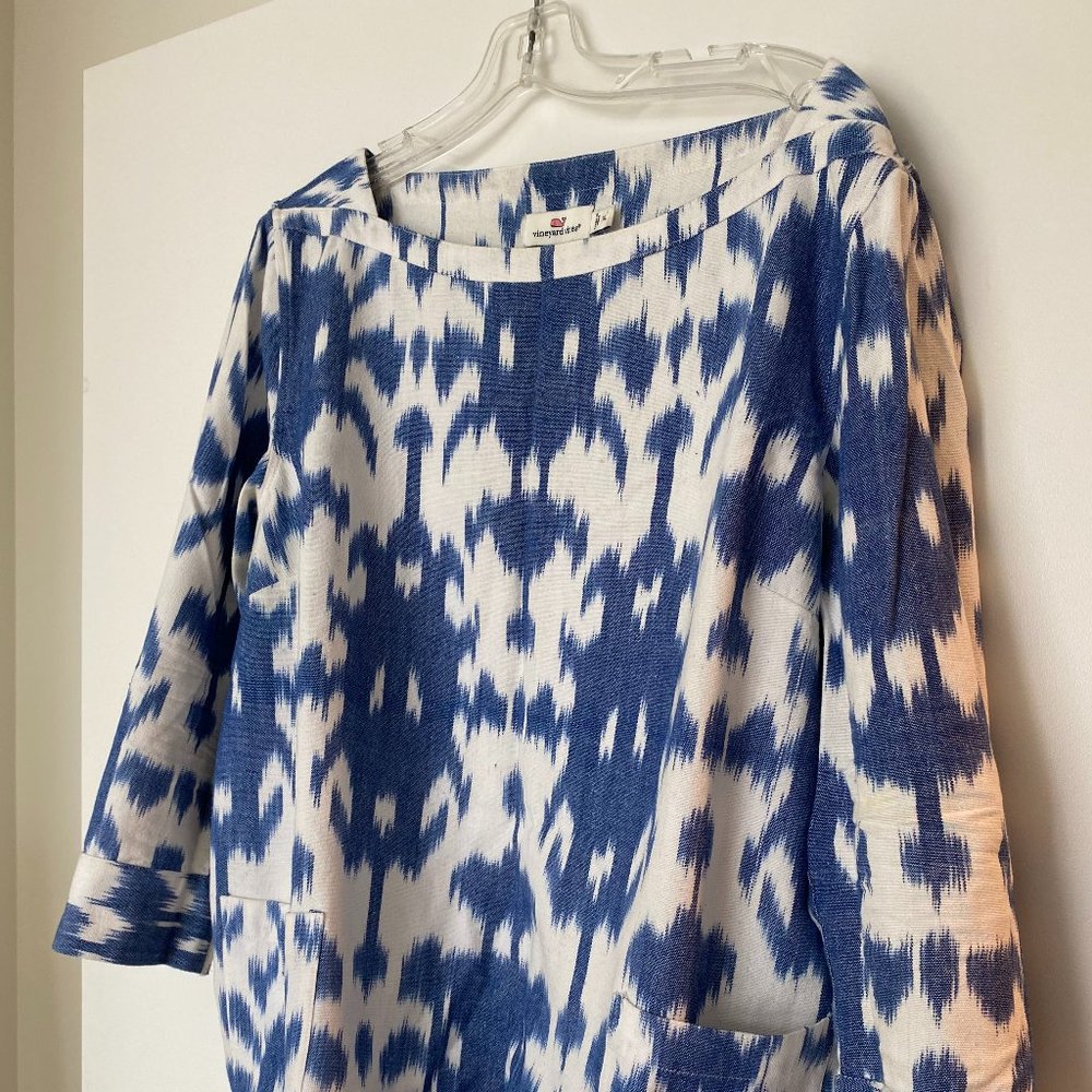 Vineyard Vines Boatneck Print Top - XL